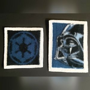NEW (Lot of 2) Star Wars - Darth Vader Patches/Emblems/Appliqués! Sew-On. Unisex